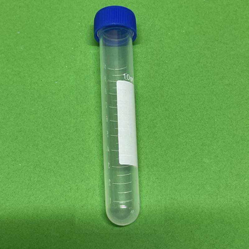 Пробірка 10 мл Sente-Lab U-подібна, ПП, гвинтова пробка